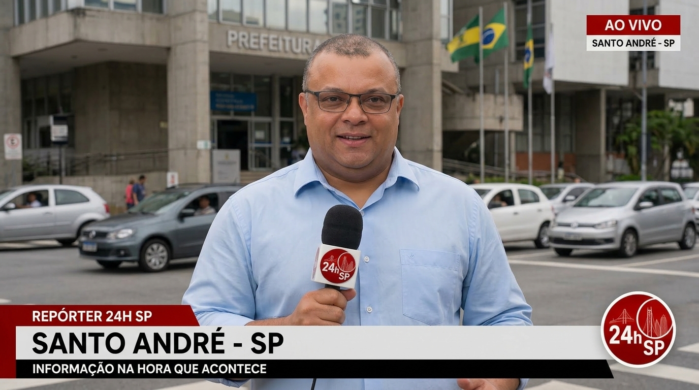 Trabalho de drenagem em andamento na Cidade de Santo André SP